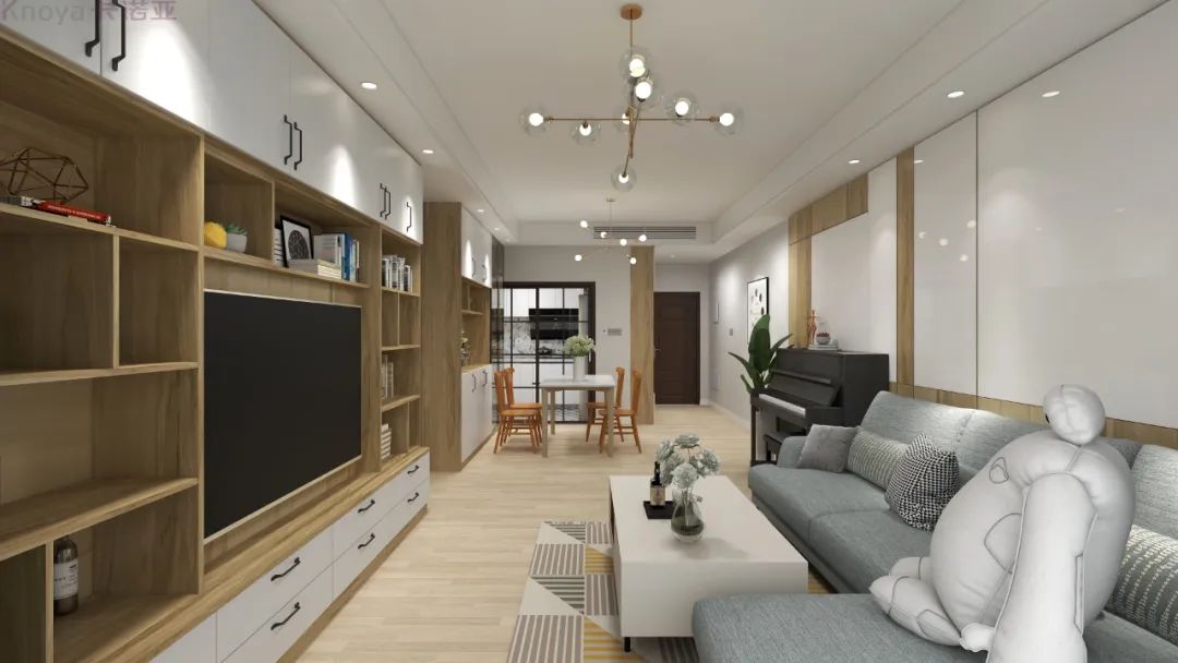 客廳做書(shū)柜、臥室設(shè)閱讀角