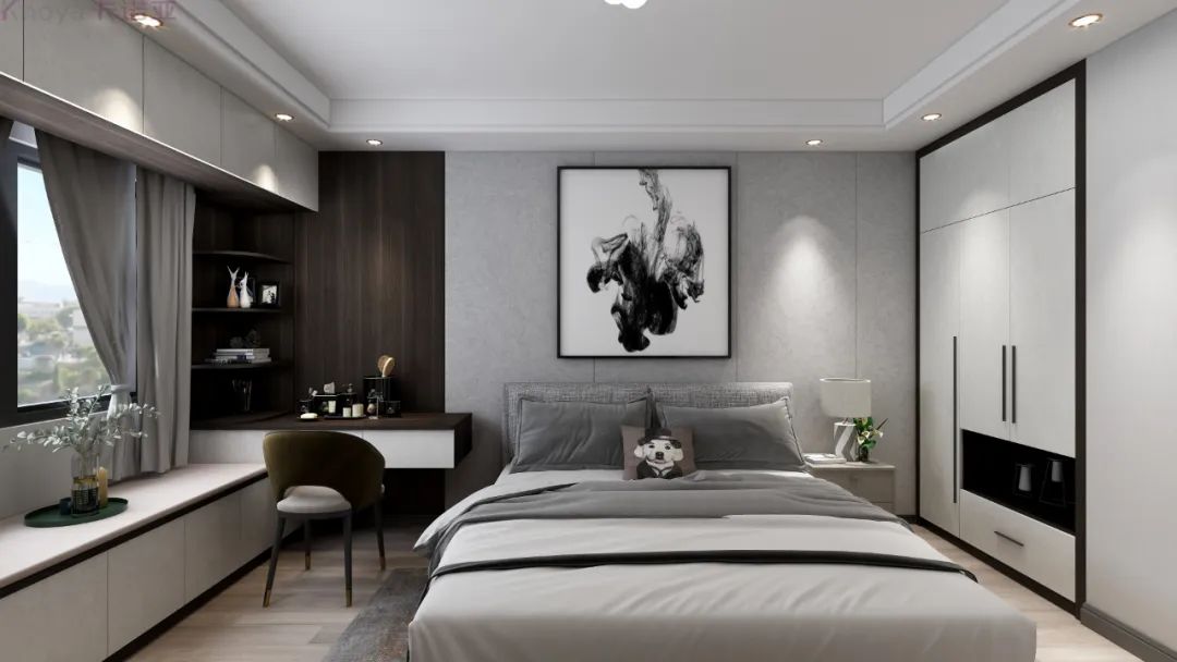 客廳做書(shū)柜、臥室設(shè)閱讀角