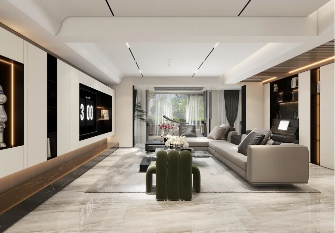 意式極簡丨拒絕過度裝修，173㎡住出大平層的高級舒適感