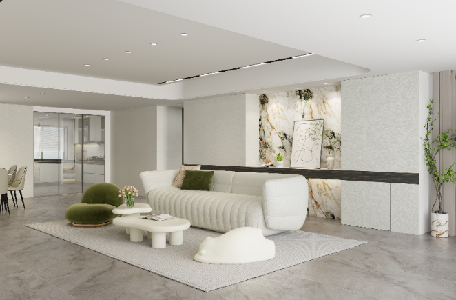 簡奢大宅丨黑白灰+大理石構筑更純粹的高級氣場，重塑精英生活